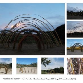 "CERCHI D'AVERNO" - Land Art Campi Flegrei 2015 -Lago D'Averno - Pozzuoli (NA)