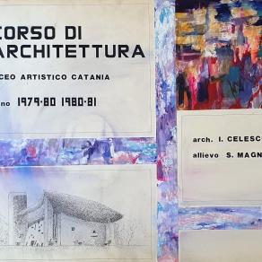 Cartella di Architettura, Liceo Artistico di Catania, Professore Architetto Ivo Celeschi