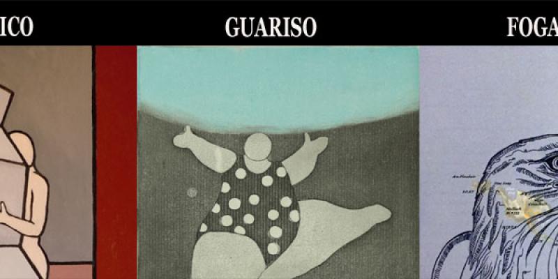 Mostre personali di Francesca Guariso, Rubens Fogacci e Mario D'Amico