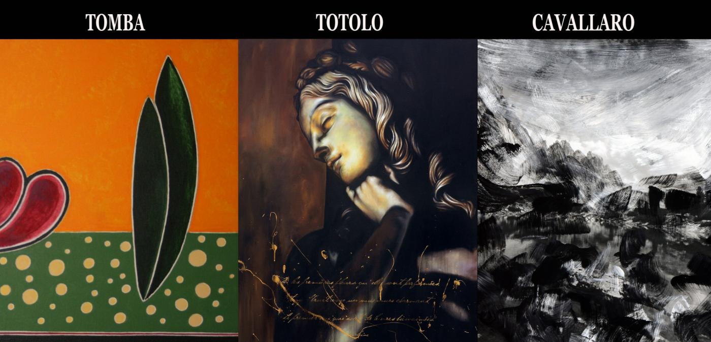 Mostra personlae di Roberto Tomba, Lorena Totolo e Giulia Cavallaro, presenta la Dott.ssa Francesca Bogliolo