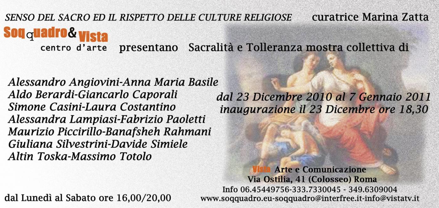 Sacralità e Tolleranza - Collettiva