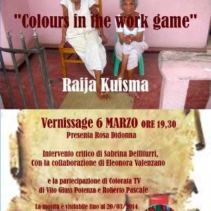 “I colori nel gioco del lavoro – colours in the work game” “I colori nel gioco del lavoro – colours in the work game”
