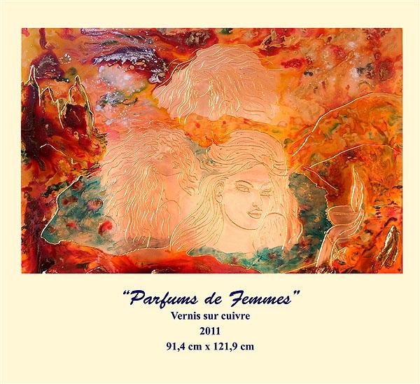 PROFUMI FEMMINILI - Personale di Maev Marchini. Colori su rame