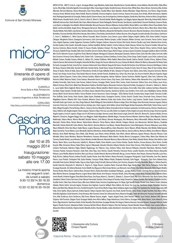 mostra micro2 a cascina roma