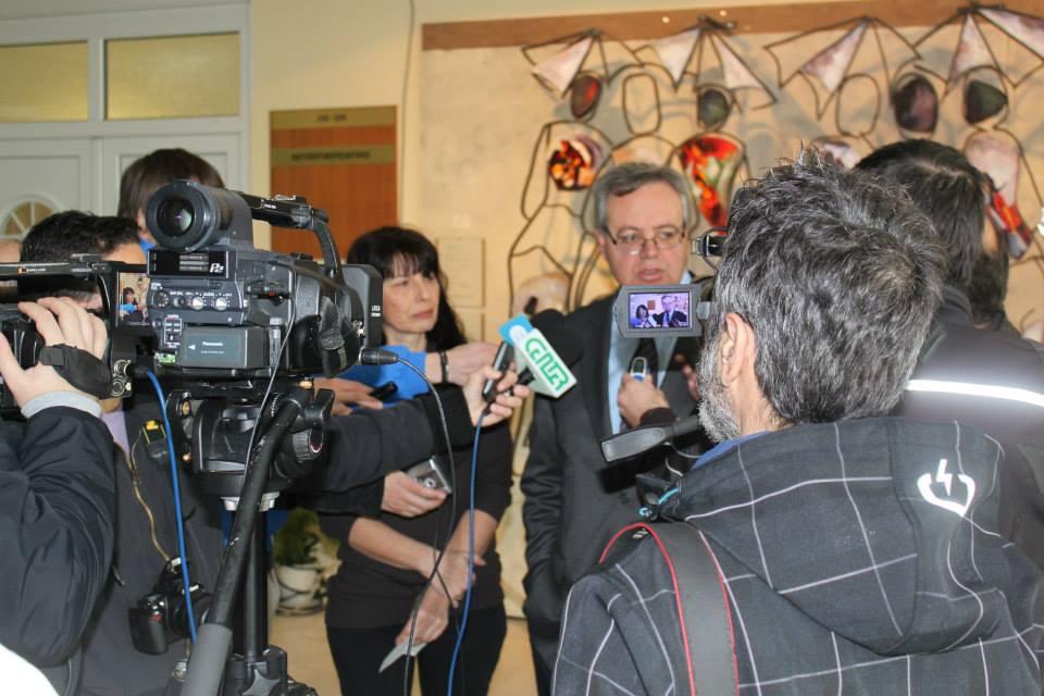 Kavala 2013 - Donation Ceremony of the work "Insieme" (together) at Peripheral unit of Kavala (East Macedonia and Thrace)