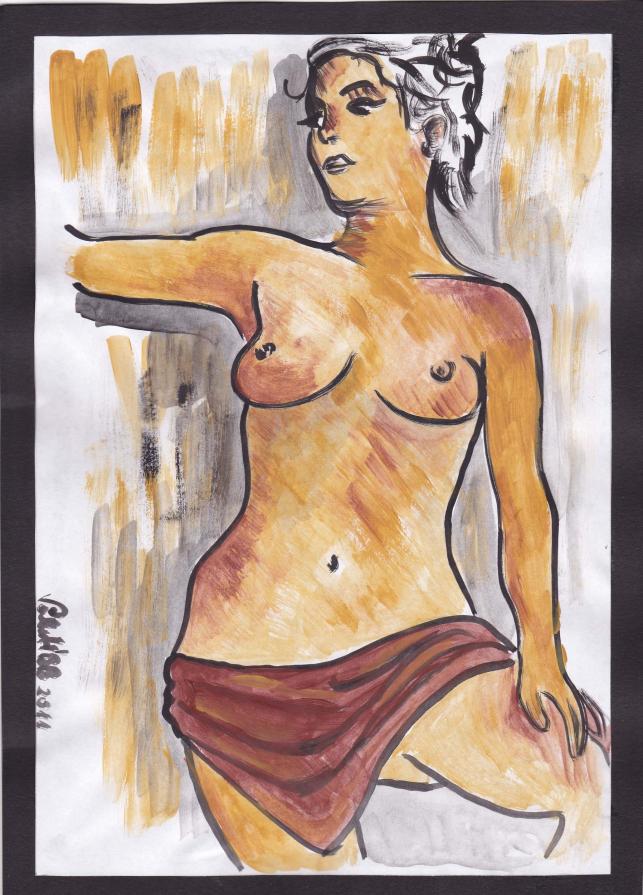 Mini_Picture su carta (SERIE PITTORICA NUDI)