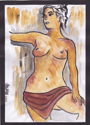 Mini_Picture su carta (SERIE PITTORICA NUDI)