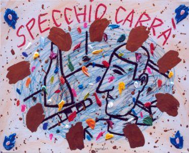 Bruno Donzelli, Specchio Carrà, Acrilici su tela