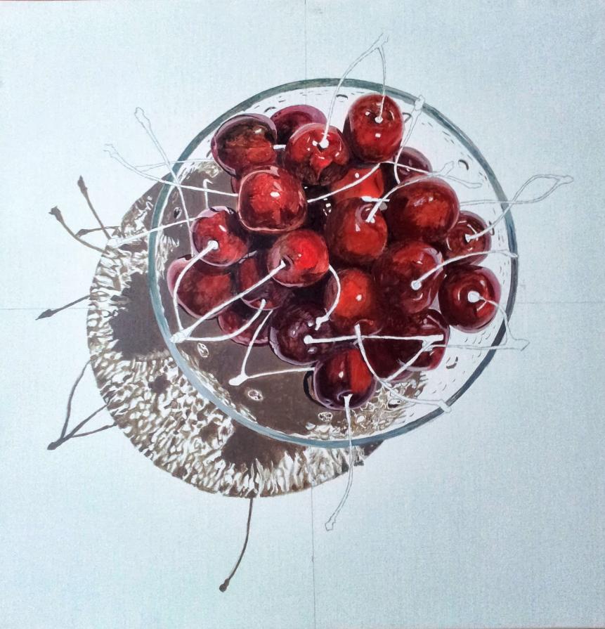 Cherries in a bowl