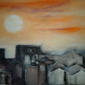 sunrise (è l'alba, ma sembra un tramonto)