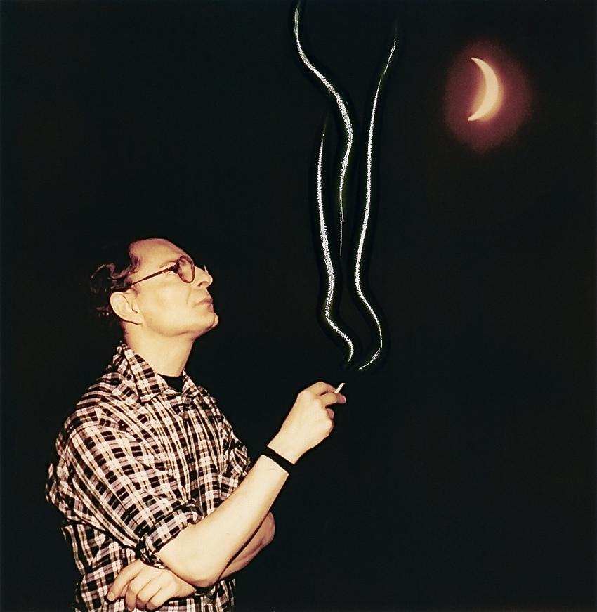 Enzo Moscato ! polaroid sx 70, by Augusto De Luca.