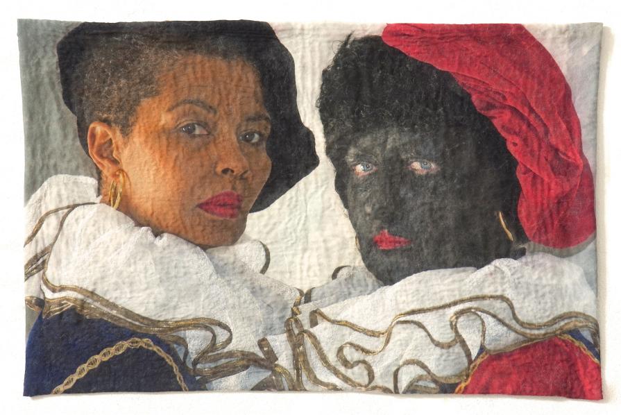 Zwarte Piet felt portrait //4