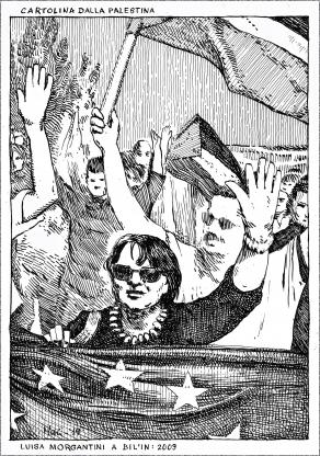 Cartolina dalla PALESTINA - LUISA MORGANTINI 