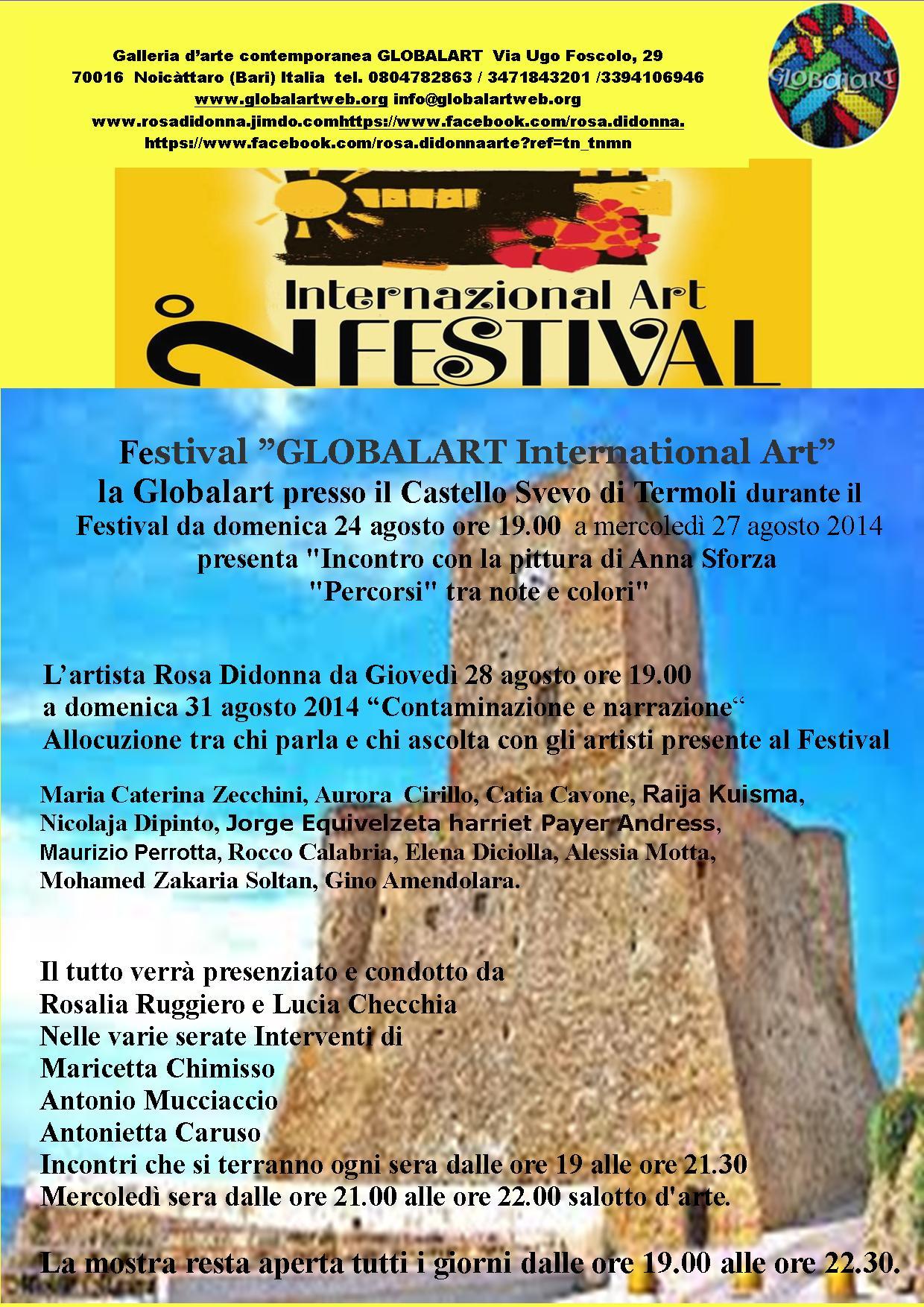 Festival ”GLOBALARTInternationalArt” Festival ”GLOBALARTInternationalArt”