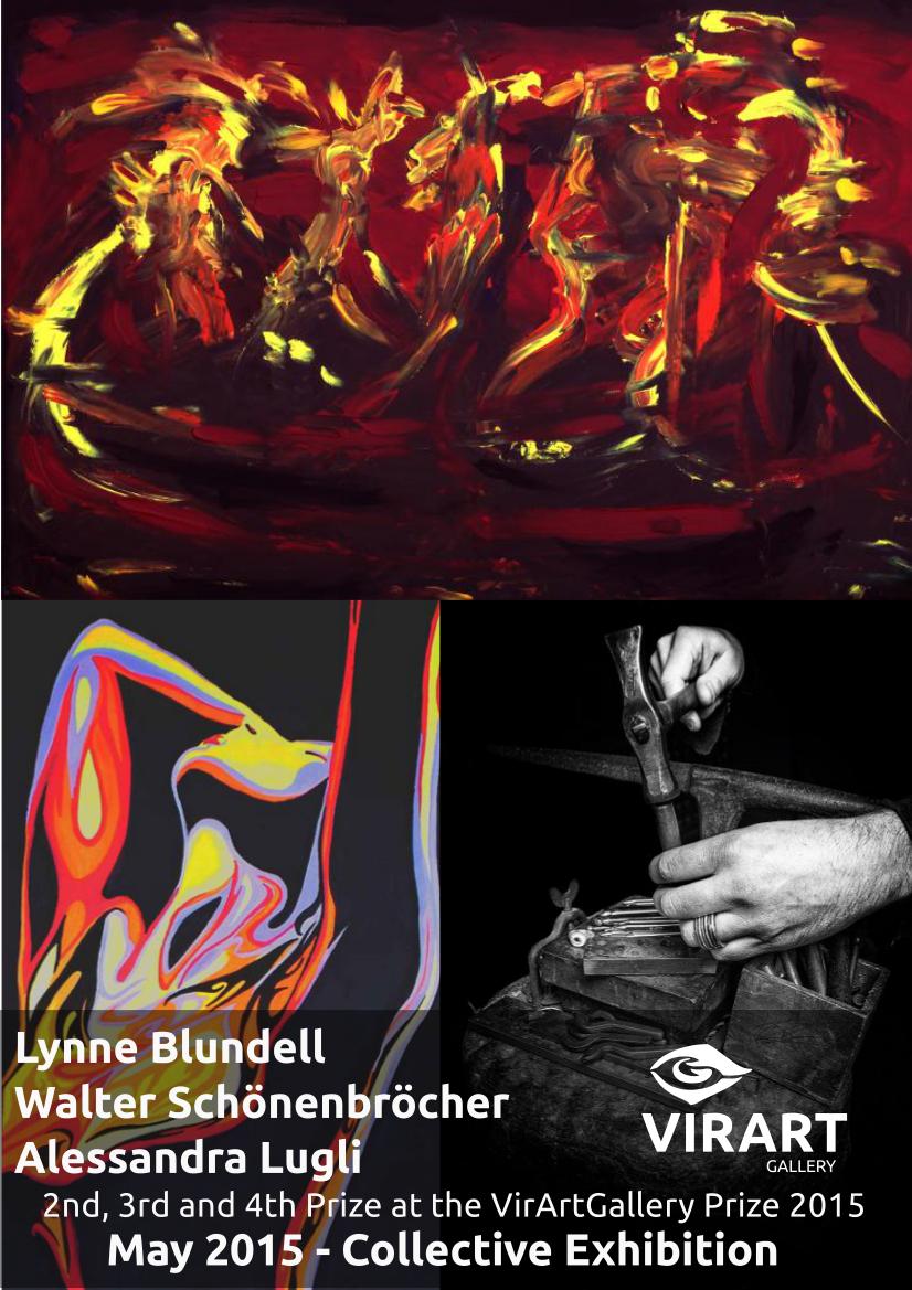 Lynne Blundell, Walter Schönenbröcher, Alessandra Lugli: 2nd, 3rd and 4th Prize at the VirArtGallery Prize 2015
