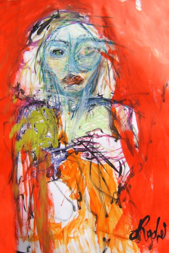 “Bruciando! Bruciando!” azione pittorica al Teatro Valle Occupato