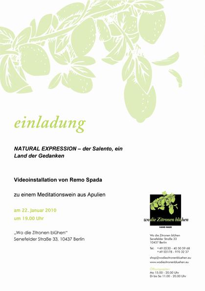 NATURAL EXPRESSION - der Salento, ein Land der Gedanken