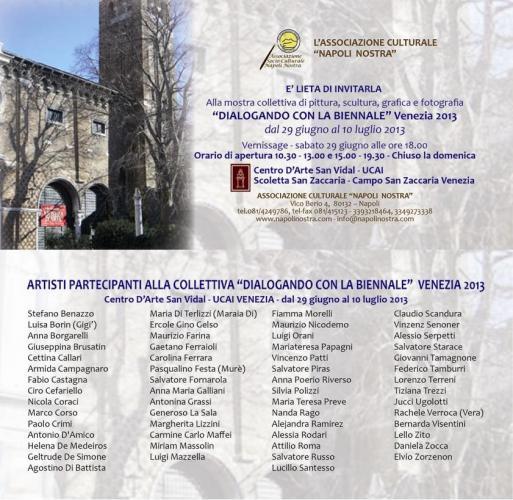 DIALOGANDO CON LA BIENNALE    VENEZIA 2013