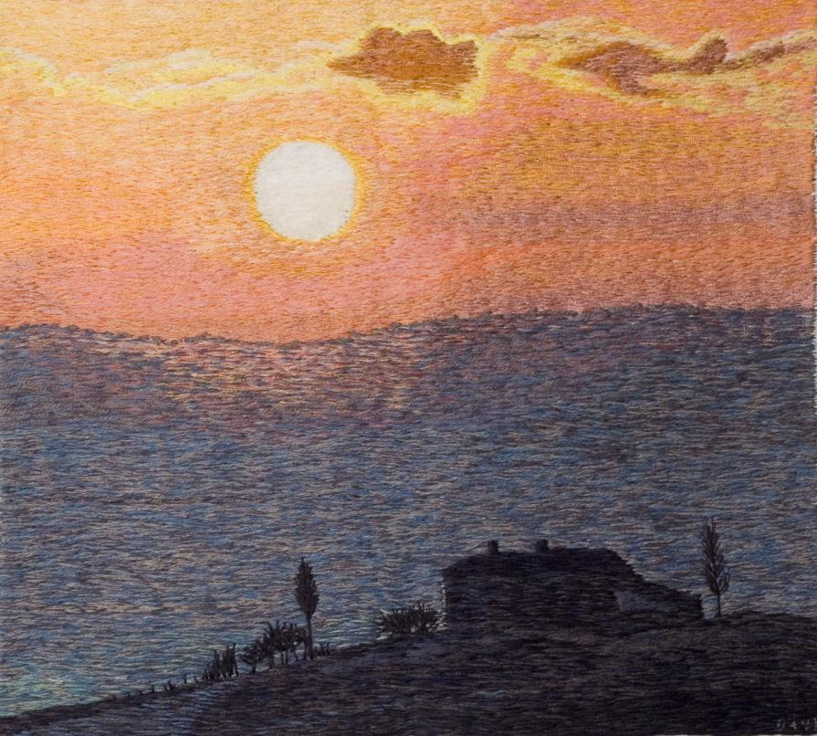 "Tramonto in montagna. Sardegna"