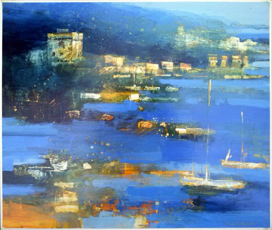 PAESAGGIO DEL MARE _SANTA CATERINA _NARDO' tecnica mista su tela 70x60cm _2014_ Antonio Civitarese