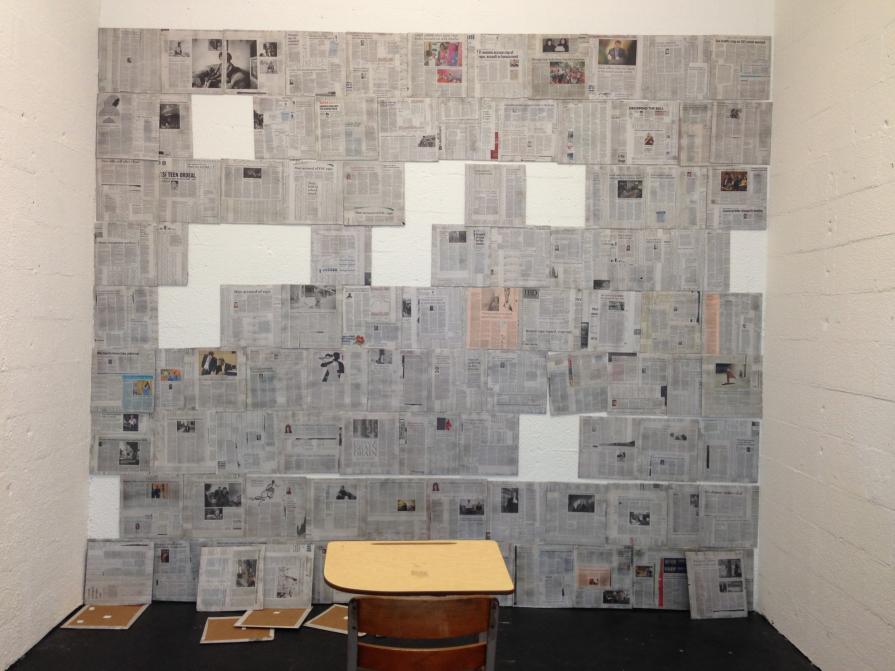 Girls' School. Installation with Florida Serial Killer Series