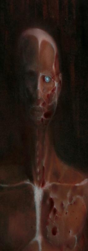 detail of "study of human body muscles"