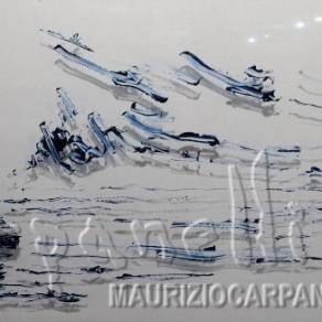 Notte di luna sul mare