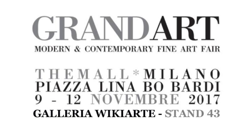 Grandart fair - Galleria Wikiarte  - Stand 43 -  Milano Piazzo Lina Bo Bardi 