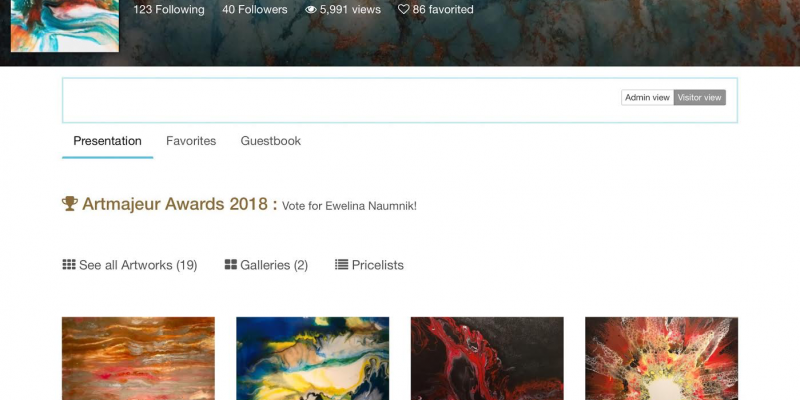 Vota me nella galleria di Artmajeur Vota me nella galleria di Artmajeur