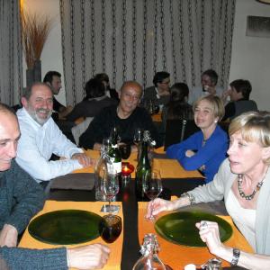 Foto della cena con artisti 31 marzo 2012