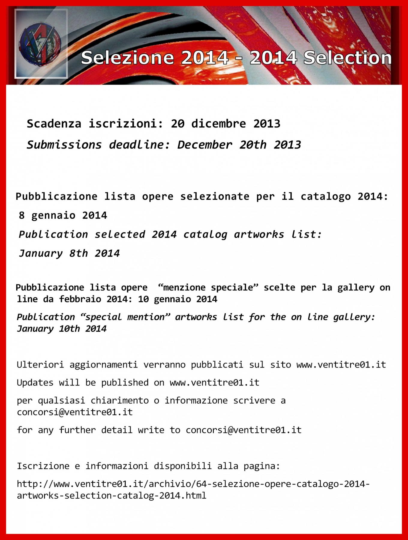 Date risultati selezione in corso