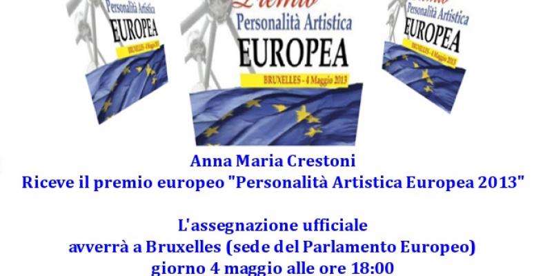 European Award "2013 European Artistic Personality" European Award "2013 European Artistic Personality"