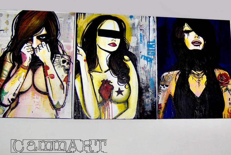 trittico ''le tre grazie''