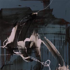 Petrol blue with rhythm pink