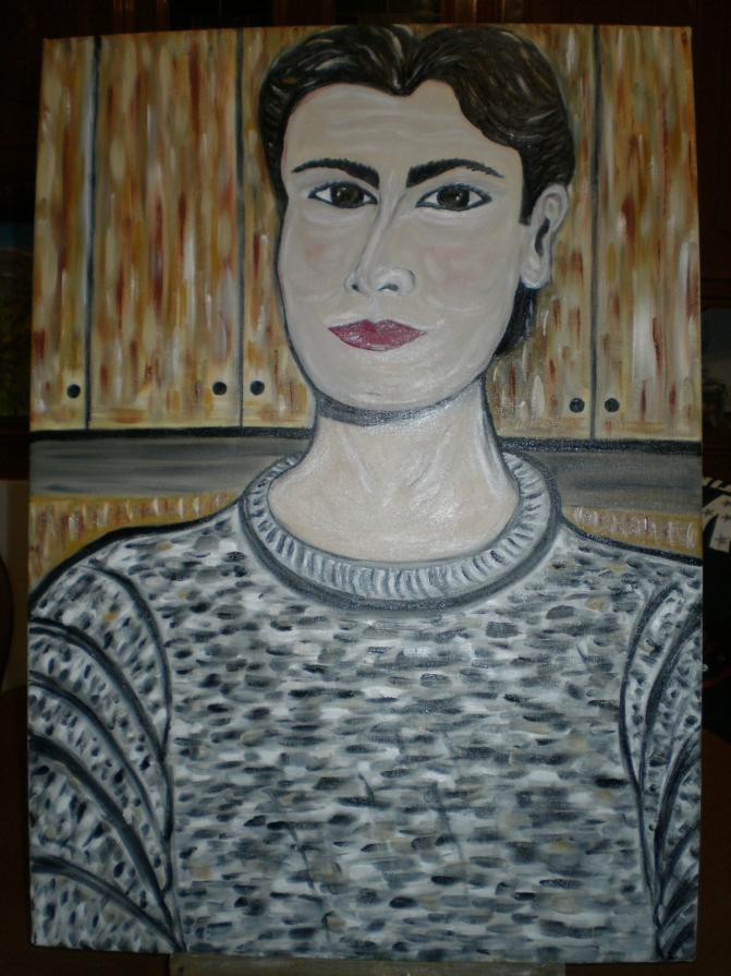 Autoritratto "Watching me in the mirror"