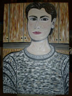 Autoritratto "Watching me in the mirror"