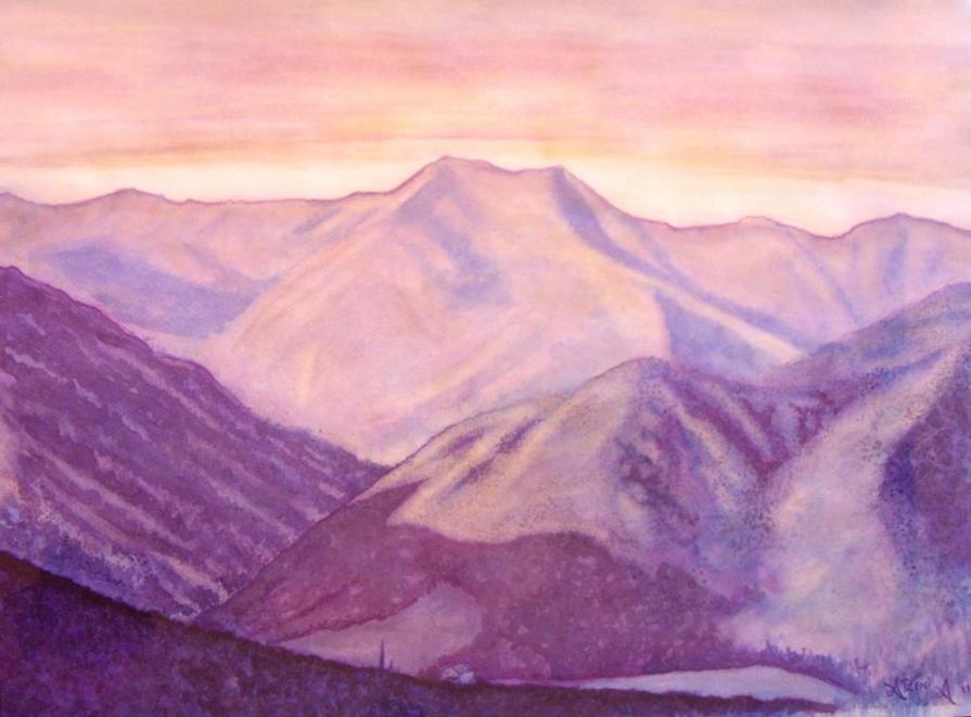 paesaggio ad acquerello