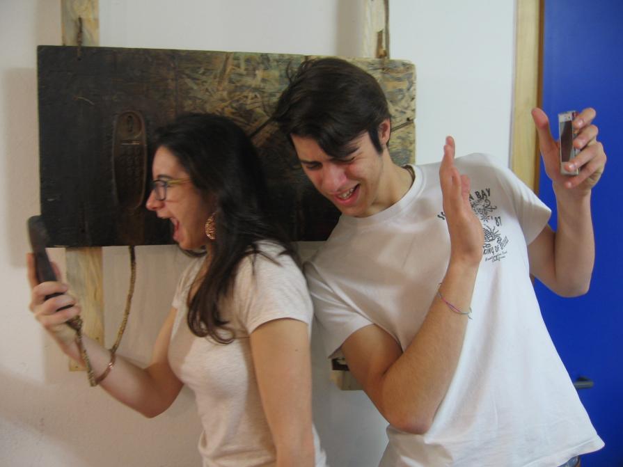 Fotografia di interazione con l'opera 