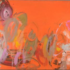 Olivier Steffens – Abstract- olio su tela - 120 x 60