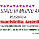 Ho ricevuto l’Attestato di Merito Artistico! 
