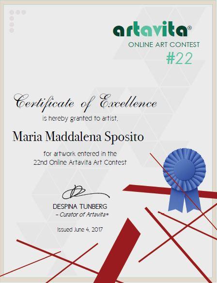   Certificate of Excellence