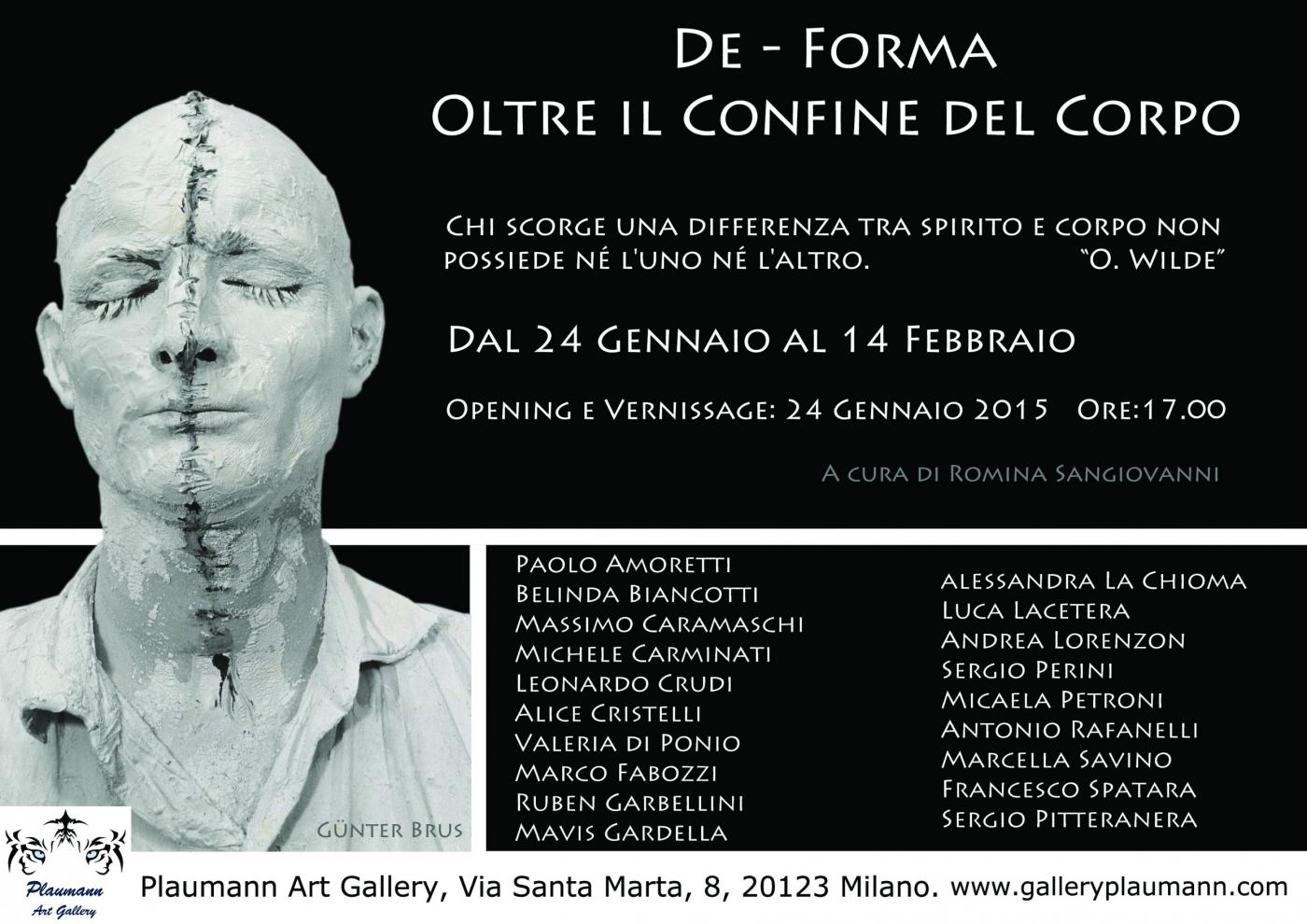 DE-FORMA OLTRE IL CONFINE DEL CORPO