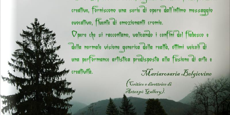 Recensione del Critico Mariarosaria Belgiovine.