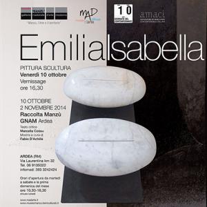 Decima Giornata del Contemporaneo, 2014  Il Bianco e il Nero. Dipinti e sculture “armonici” di Emilia Isabella