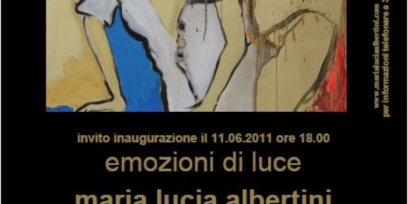 mostra perosnale di maria lucia albertini emozioni di luce 