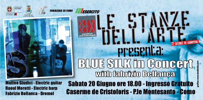 live performance blue silk e fabrizio bellanca