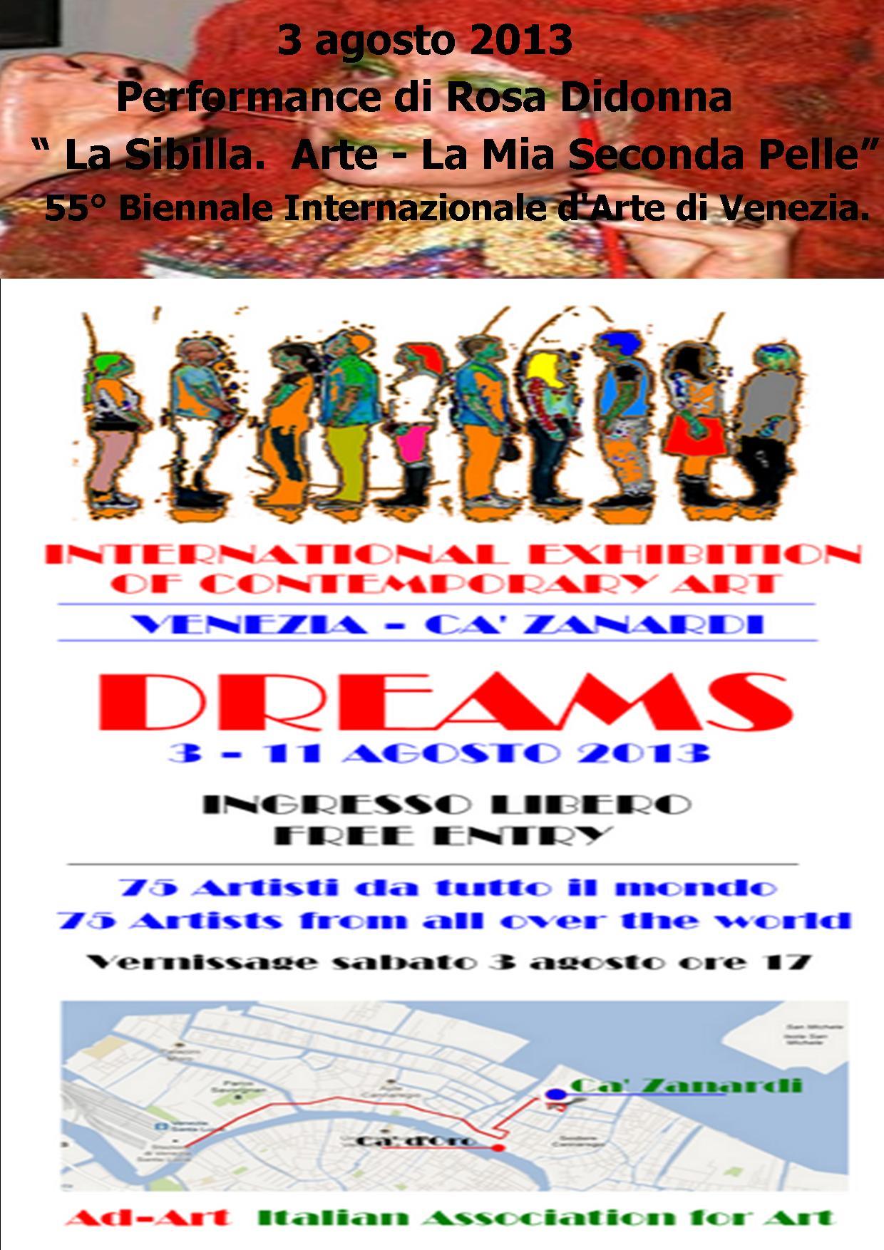 Rosa Didonna“ La Sibilla.  ADidonna rte - La Mia Seconda Pelle”55° Biennale Internazionale d'Arte di Venezia.