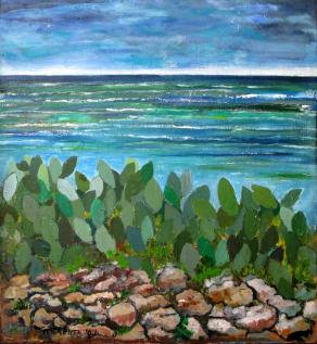 Marina con fichi d'India