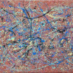 GRAffiti su fondo rosso