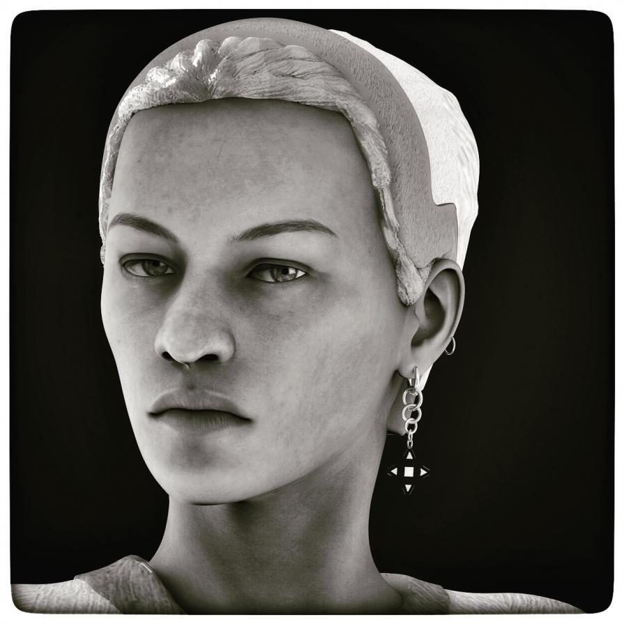 Ritratto Bianco e Nero (modella virtuale)